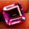 6.30 Ct Natural Flawless CEYLON SAPPHIRE Pink CERTIFIED Square Cut Gemstone