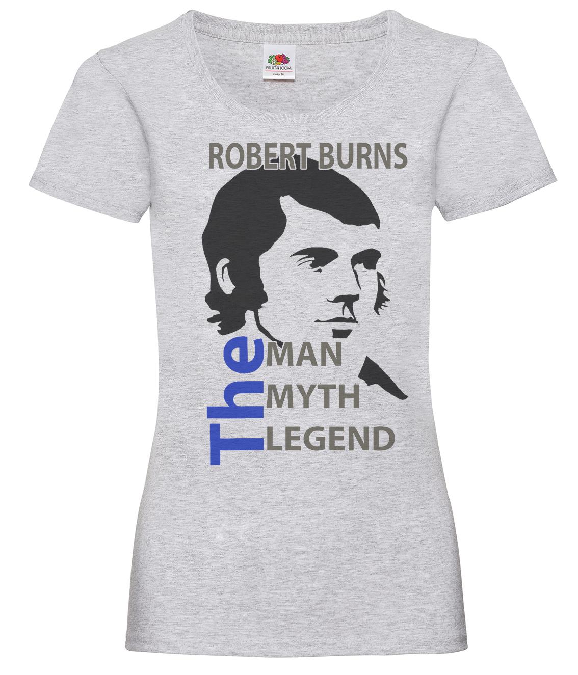 Ladies Robert Burns Night Unisex Myth Legend Scottish Poetry Bard TShirt 2XL