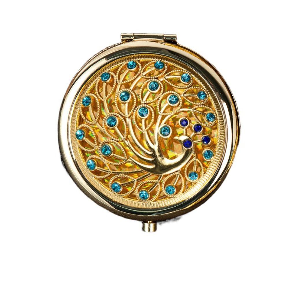 Gliter Exquisite Mirror Decorative Pocket Mirror Luxurious Portable Mirror  Children