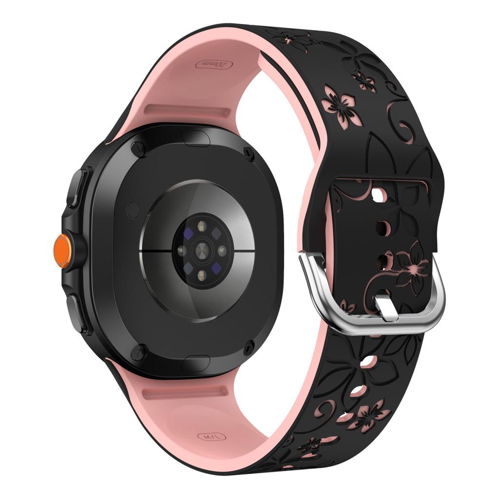 Engraved band for Samsung Galaxy Watch 8/8 classic Silicone Bracelet correa Galaxy Watch 7/FE/6/5/4 Classic/5 Pro No Gaps Strap