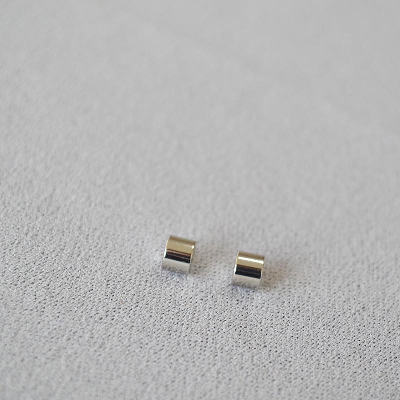 Gold-Plated Brass Non-Slip Silicone Bullet Gourd Ear Plug Jewelry Accessories for DIY