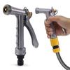 3/4" Hochdruck-Wasserpistole Mehrwinkel-Einstellbar Sprühen Autowaschen Gartenbewässerung Bewässerungsschlauch Schnellverschluss-Sprüher