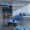 TEENDOW D65S MAX 6000pa robotic vacuum,mop features laser radar navigation,intelligent and precise mapping,automatic recharging.