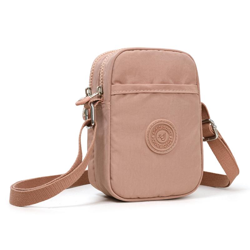 Solid Color Mobile Phone Bag Women's Crossbody Bag Coin Purse