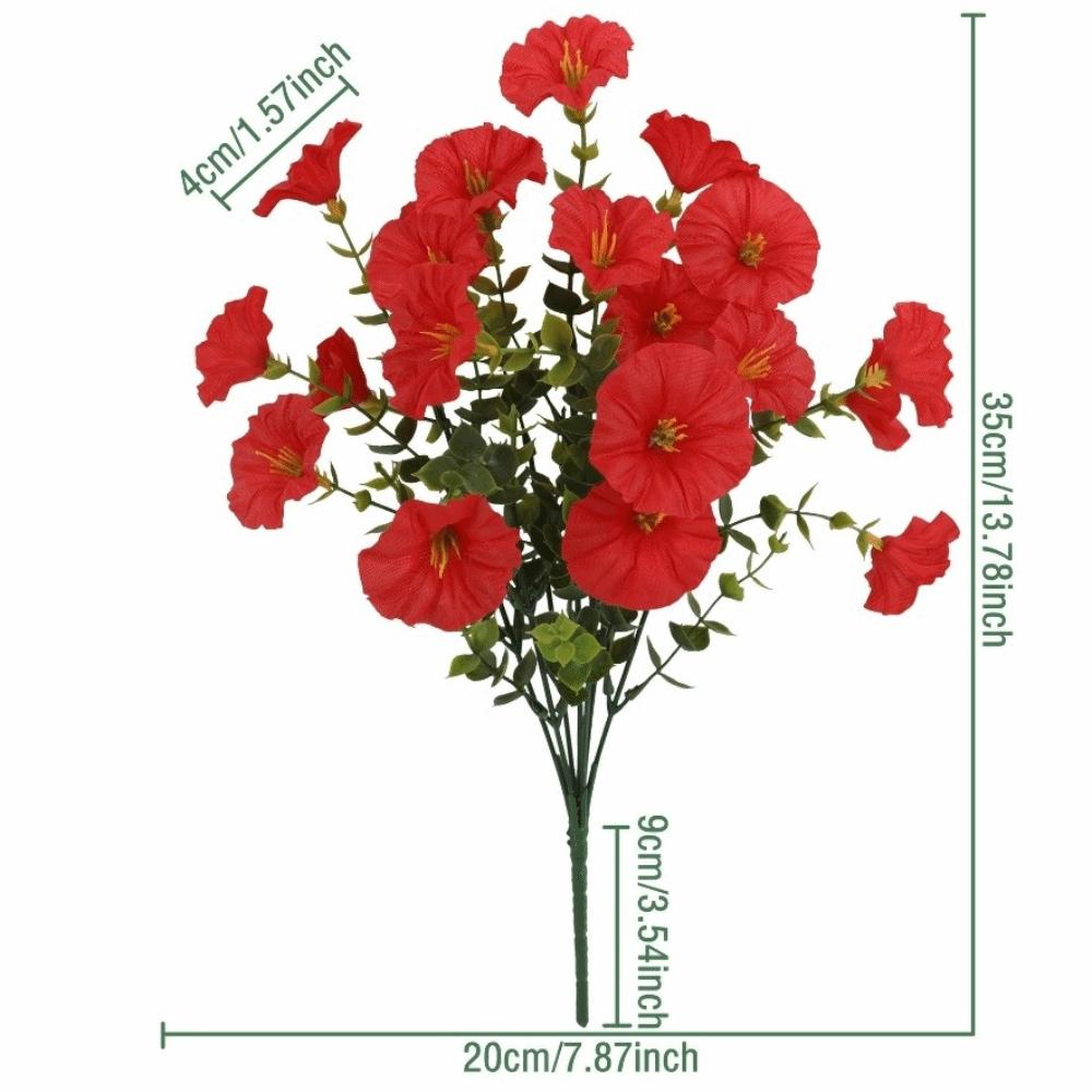 Künstliche Pflanzen Künstliche Stiefmütterchen Herbstdeko DIY Blumiger Eukalyptus Blumenstrauß Weicher Realistischer Simulierte Veilchen Sträuße