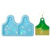Holographic Molds Earring Pendant Silicone Mold Cow Tag Resin Mold Epoxy Resin Casting Mold for Jewelry Making Crafts
