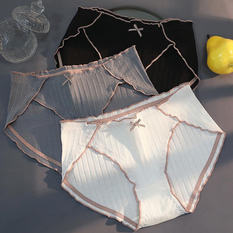 3 Stück/Set Große Slips Damen Slips Bequem kein Schwitzen Unterwäsche