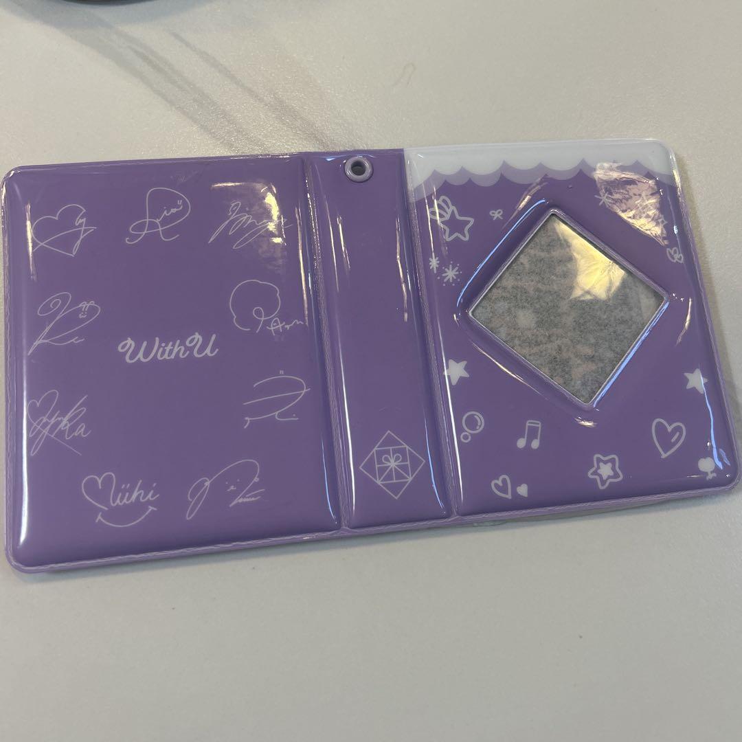

[USED] K-POP Autographed Photo Holder Purple