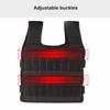 15 kg verstellbare Gewichtsübungsweste Box-Trainingsjacke Fitnessstudio Fitnessgeräte Lauf-Workout Weste Sandkleidung