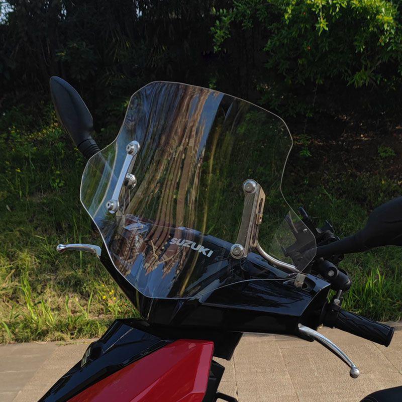 E5G Suitable for Suzuki UY125 Motorcycle Scooter Windshield Glass Front Shield