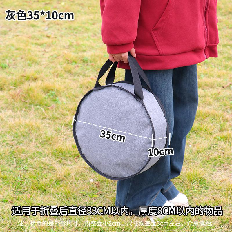 Portable Round BBQ Stove Storage Bag Multi-Function Outdoor Camping Table Tote Picnic