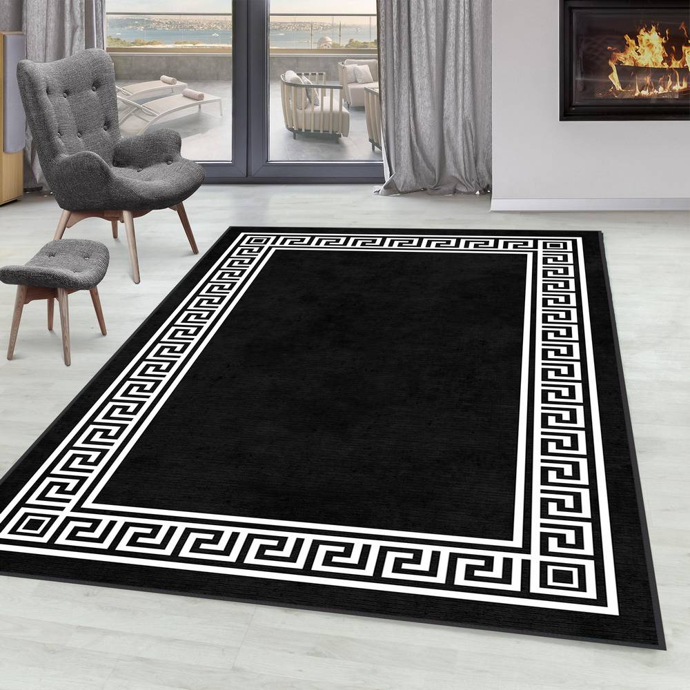 

Eliana Home Моющийся ковер с принтом LNA0293-SD731 50x80 чёрный