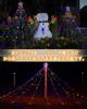 Outdoor Waterproof LED String X 350 Star Christmas Tree 8 Lighting Timer Perfect for and Garden Decorations Lights, 9-Piece 3.5M, Bulbs, Drape, Motif,