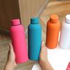 New Sports Thermos: Double Wall Vacuum, 304 Stainless Steel, Small Mouth, Rubber Paint Finish