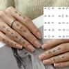1 Sheet Sun Crescent Totem Chain Temporary Tattoos For Women Finger, Fake Tattoo Sticker Waterproof Long Lasting Realistic Tatoo