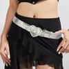 All Matching Belt for Women and Girl Love Heart Wing/Flower Buckle Popular PU Belt Adjustable Waistband for Jeans Pants