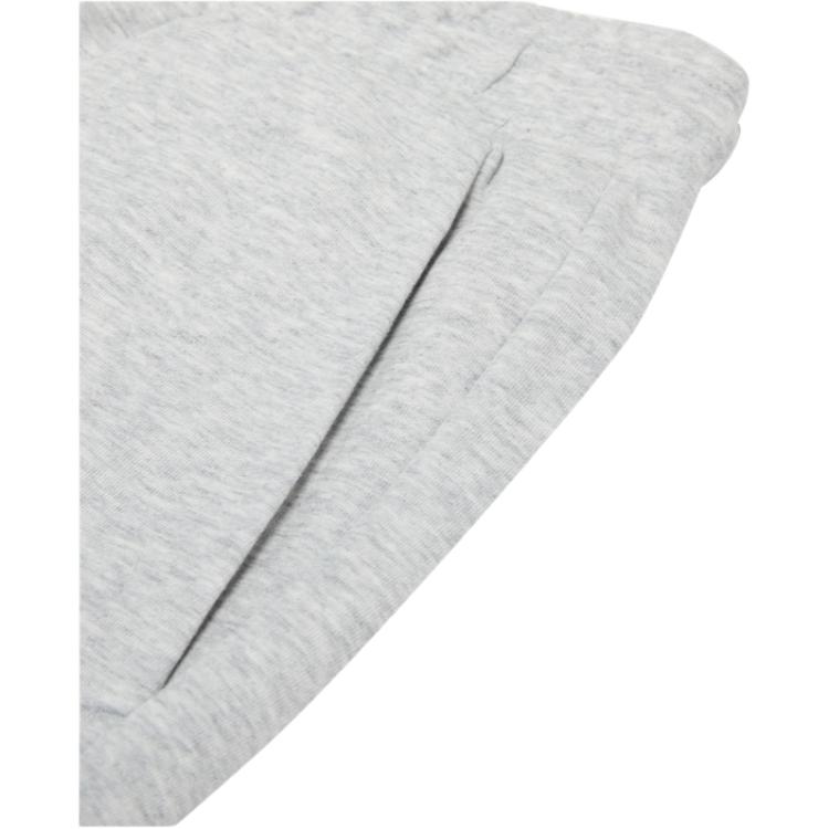 Puma Solid Color Drawstring Elastic Casual Pants With Brand Logo Print Men Bottoms Grey 672406-04