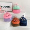2025 Cute Cartoon Fruit Hat Kindergarten Backpack for Boys & Girls