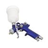 HVLP Spray Gun with Pressure Gauge 0.8mm Nozzle Low Pressure Paint Sprayer Gun 125ml Pot