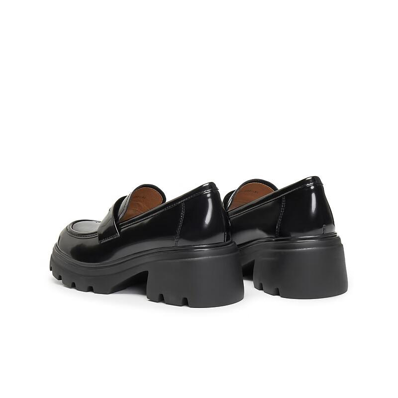 Belle Damen-Loafer Britischer Stil Kleine Lederschuhe Pendler-Flats