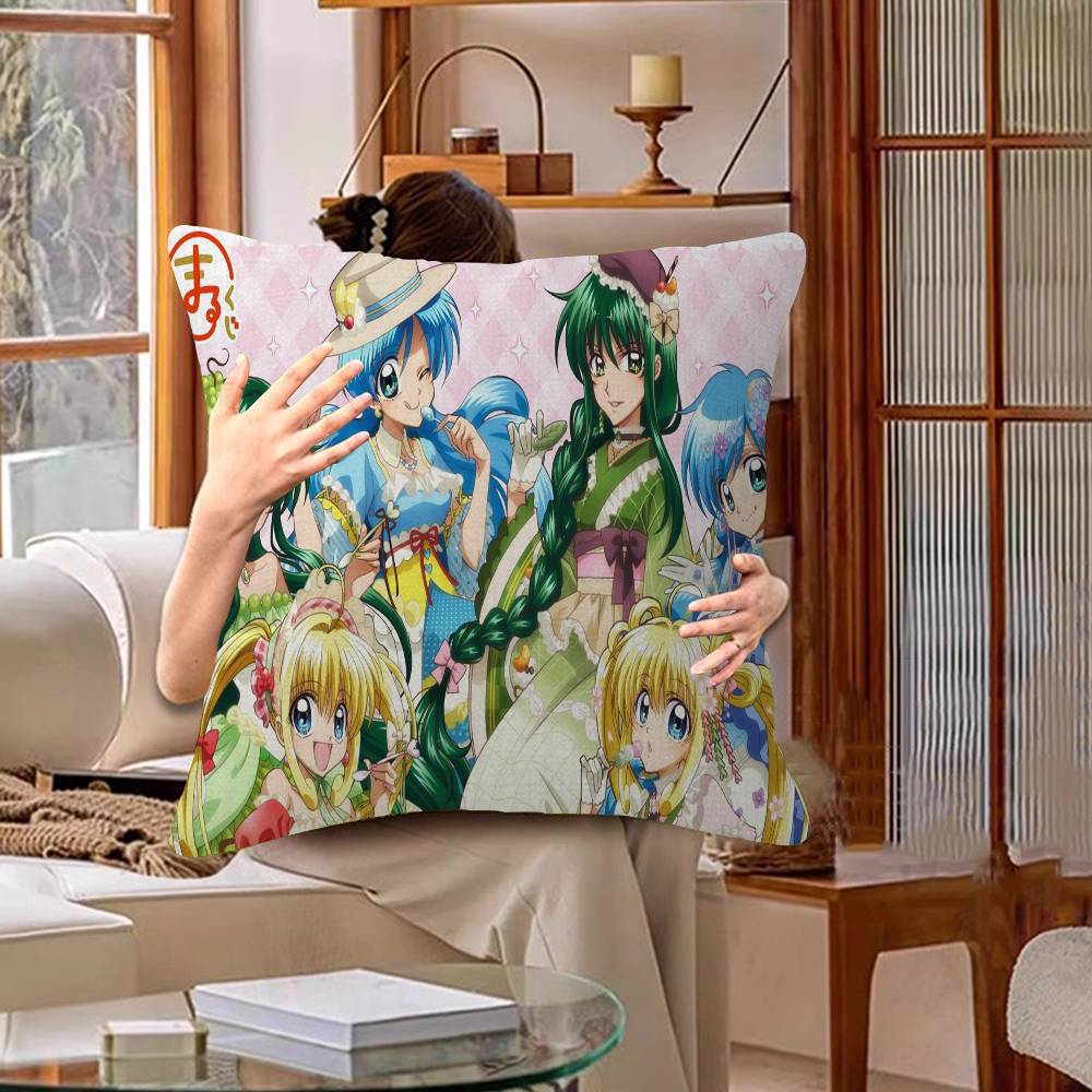 Mermaid Melody Pichi Pichi Pitch Pillow Anime Pillow Sofa Bed Head Pillow Cover Cushion Cover 45x45 Cm Fashion
