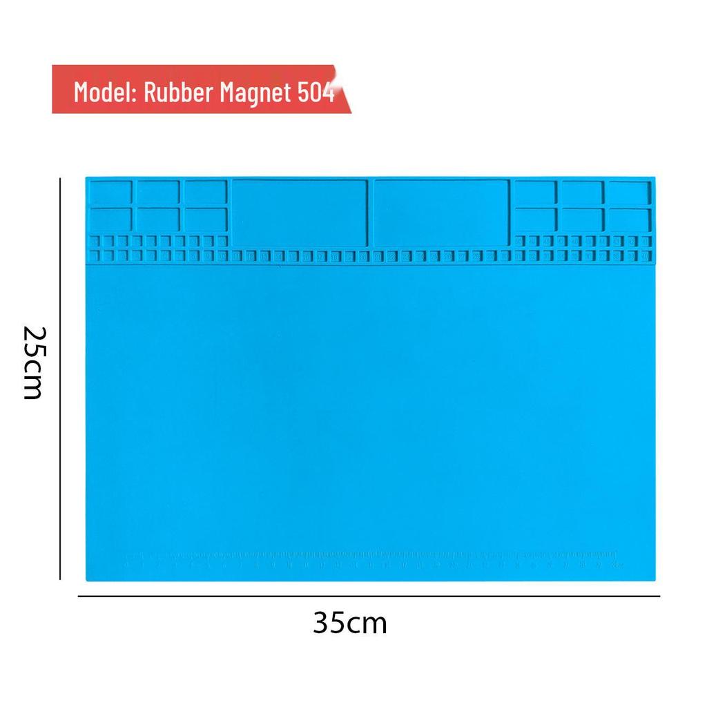 Magnetic Silicone Heat-Resistant Work Mat for Soldering and Welding