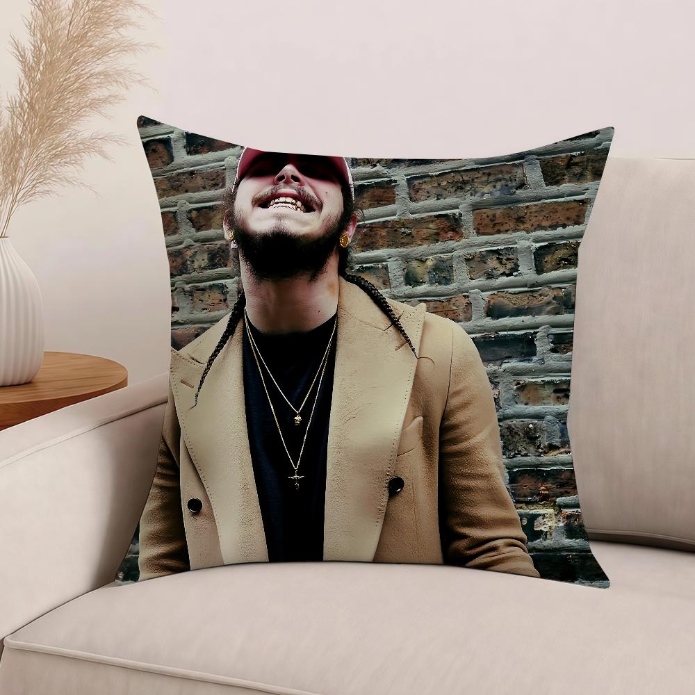Singer P-Post M-Malone Pillow Case Office Cushions Suitable For Sofa Car Bedroom Decorative Cushion Cover 30cm x 30cm