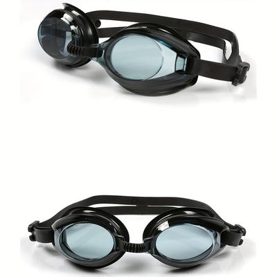 1 Stück Unisex Wasserdichte Anti-Beschlag HD Schwimmbrille mit Elastischem Verstellband, PVC-Material, Versiegelte Gläser für Erwachsene - Gemischte Farben