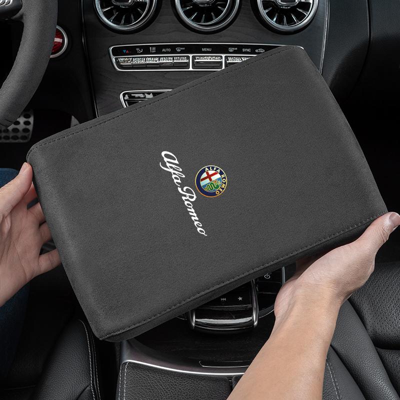 Pro auto Alfa Romeo Podložka na loketní opěrku Polštářek na loketní opěrku z paměťové pěny Příslušenství Pro Alfa Romeo Giulia Stelvio Giulietta 156 159 147 Mito