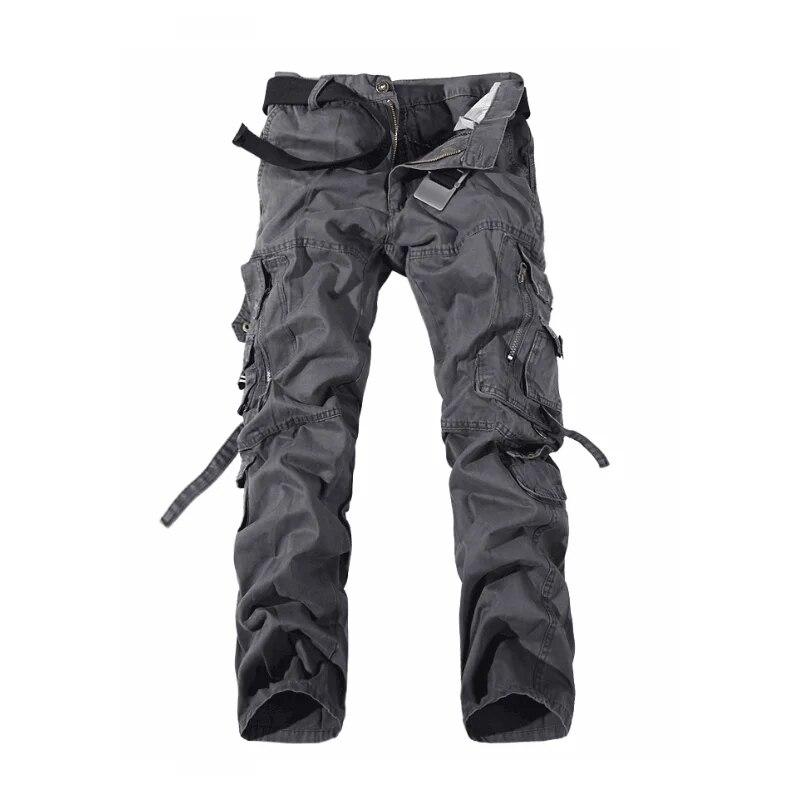 Men's Casual Pants Spring and Fall Outdoor Sports Pants Multi-pocket Cotton Work Pants
