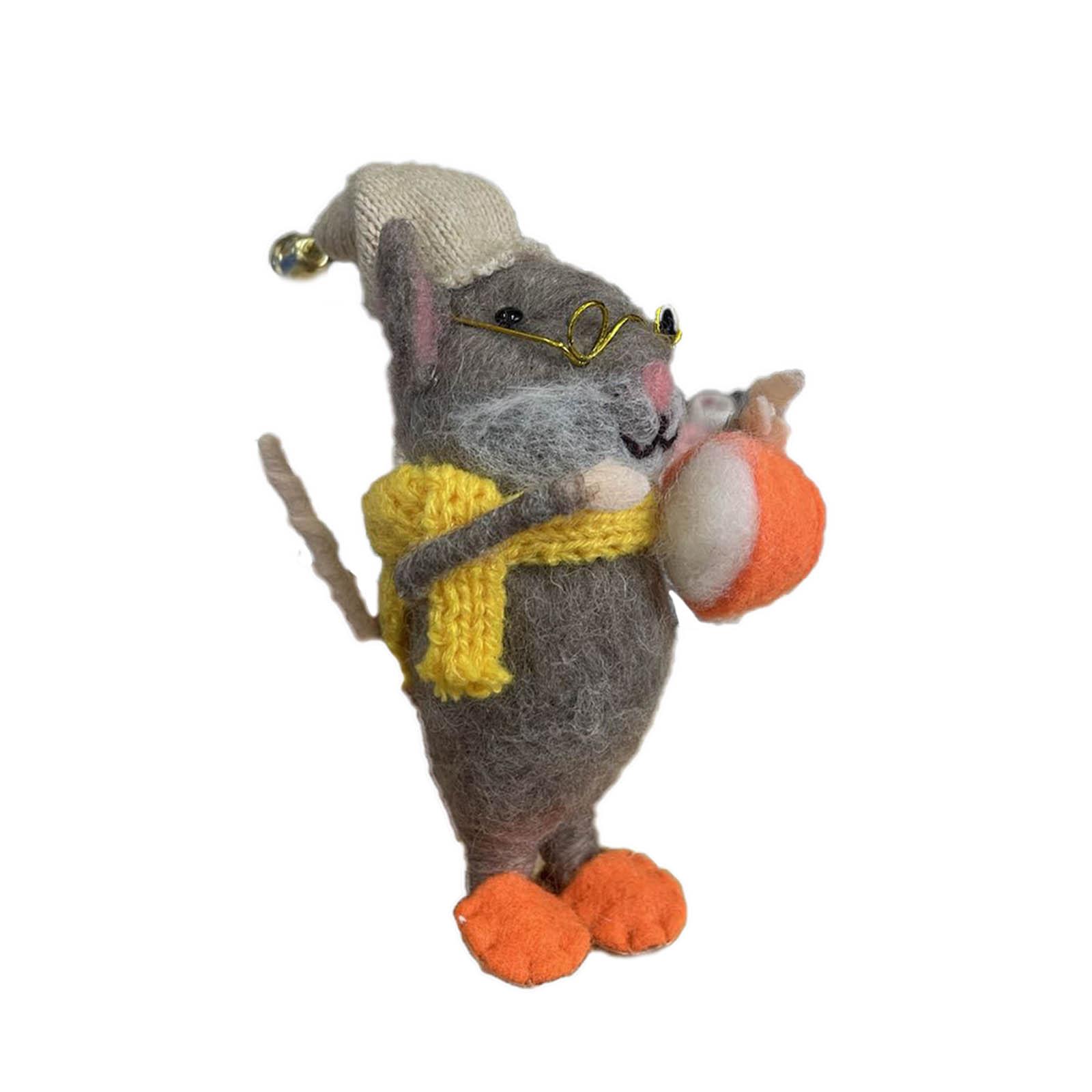 

Милая плюшевая игрушка «Игольчатая мышь», Рождество, Мягкие игрушки, Рождественские товары One Size