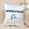 Fashion The Boeing Company Cushion Cover Silky Short Plush DoubleSided Printed Pillow Case for Sofa All Seasons Home Decor Gift