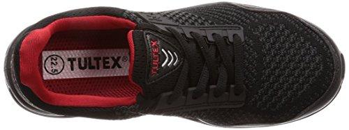 Tartex AZ51652 Safety Shoes, Work Shoes, JSAA Class B, Resin Toe Cap, Oil Resistant, Breathable, Cushioned, Knit, 3E, Men's, Black, Size 26.5cm