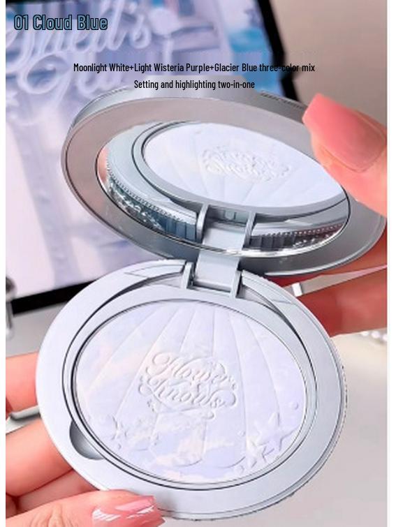 Flower Knows Pearl Satin Blush, Lip Glaze, Eyeshadow, Highlighter, Under-eye Pen, Perfume, Color Correcting Emulsion.