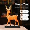 Elegant Reindeer Figurines – Decorative Elk Statues, Modern Deer Sculptures for Living Room, Office & Wedding, Ideal Gift