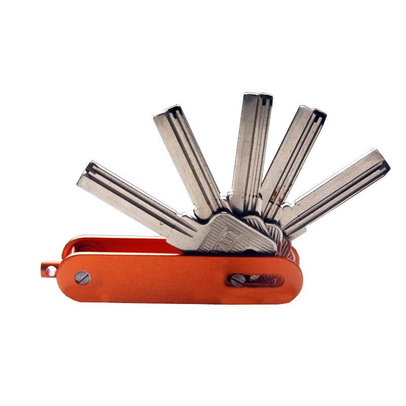 Wish Outdoor Multi-functional EDC Folding Metal Key Holder