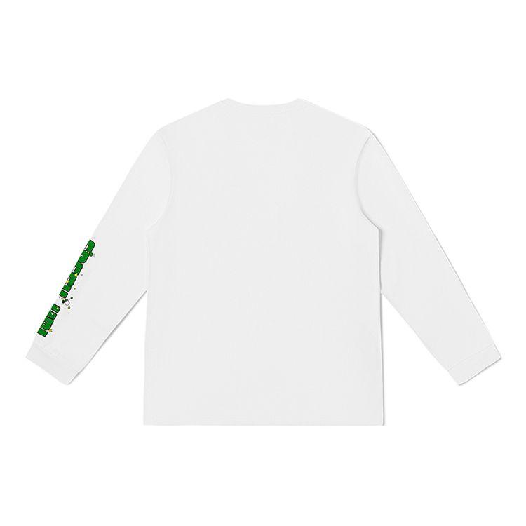 X 7 Up Collaboration SS23 Comfortable Round Neck Printed Long Sleeve T-Shirt Men Tops White LMT0053623RX00FK14000