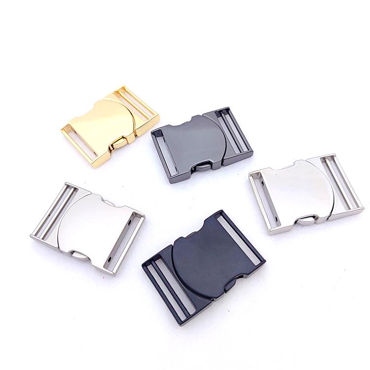 Zinc Alloy Metal Backpack and Waist Bag Buckle Adjuster