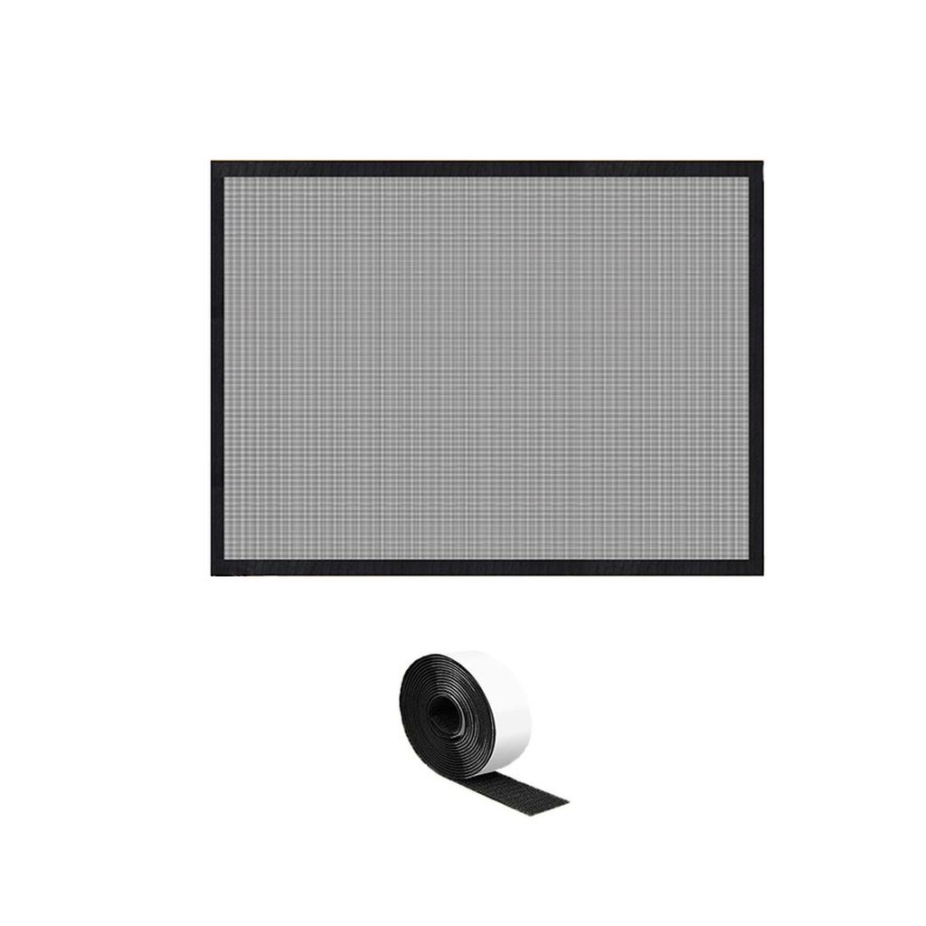 Fireplace Screen Mesh Cover PVC Fireplace Cover Pet Proof With Hooks And Loops Fireplace Safety Cover For Kids 100Cm