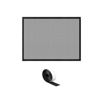 Fireplace Screen Mesh Cover PVC Fireplace Cover Pet Proof With Hooks And Loops Fireplace Safety Cover For Kids 100Cm