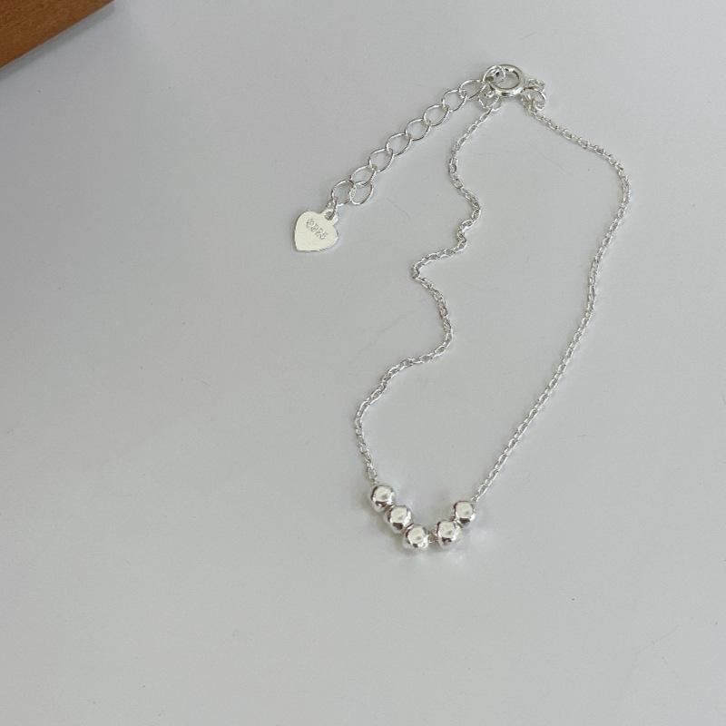 S925 Sterling Silver Rounded Square Women s Bracelet - Korean Style, Simple  Elegant. 925 Sterling Silver