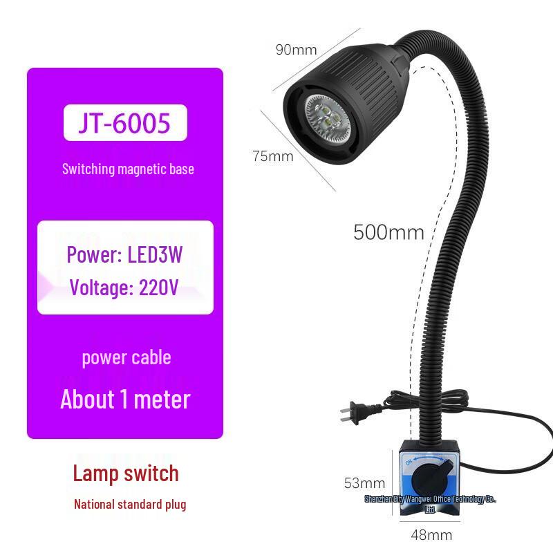 Lilang Magnetické LED pracovní světlo na husím krku pro stroje