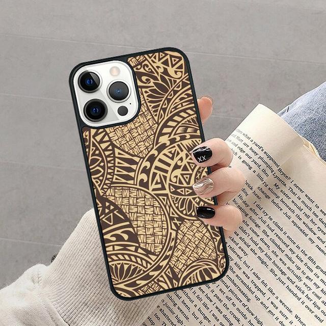 Polynesian Mix Phone Case For iPhone 17 Air 16 Pro Max 15 14 Plus 12 13 Soft Bumper Shell Cover Coque