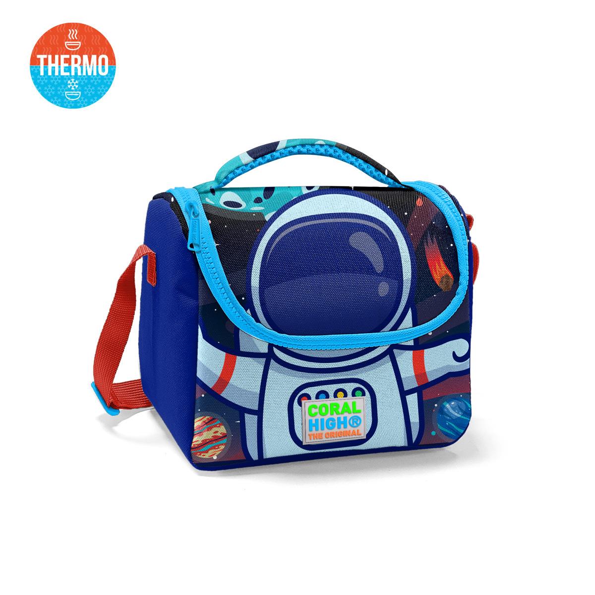 

Coral High Kids Saks Mavi Astronot Desenli Thermo Beslenme Çantası 11724