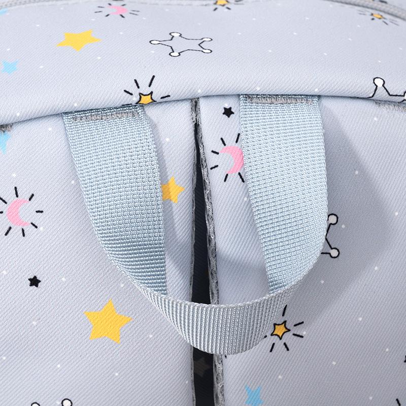 Large Capacity Backpack Printed Student Schoolbag Lightweight Backpack