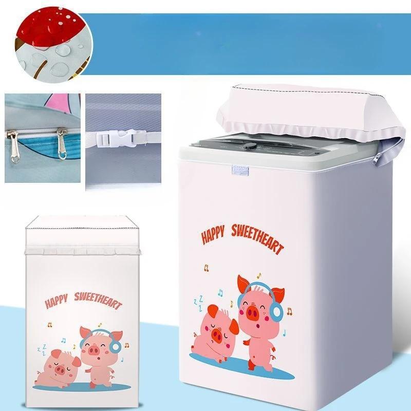 Capa para Máquina de Lavar com Abertura Superior, Capa Impermeável e Protetora Solar, Capa Protetora contra Pó, Pano de Cobertura Isolante Térmico Totalmente Automático