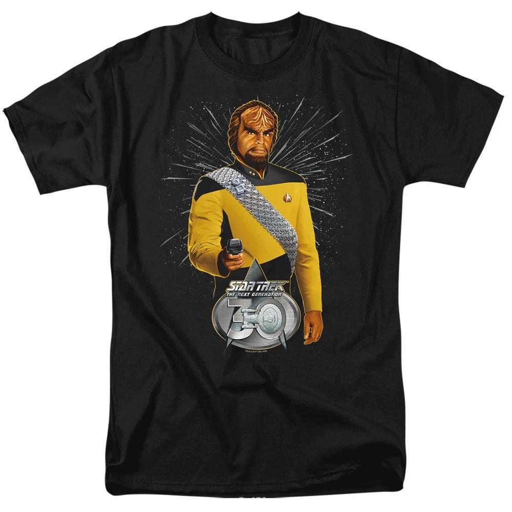 Star Trek - Worf 30 -  Unisex Short Sleeve Children s T-shirt - Black 160