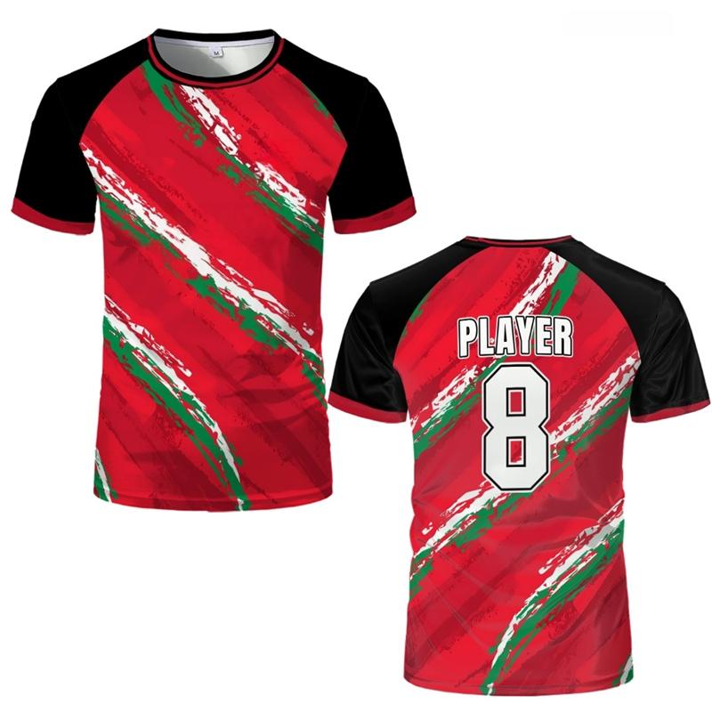 

Simple Striped Graphic Football T Shirts For Men Summer Fashion Short S XXS
