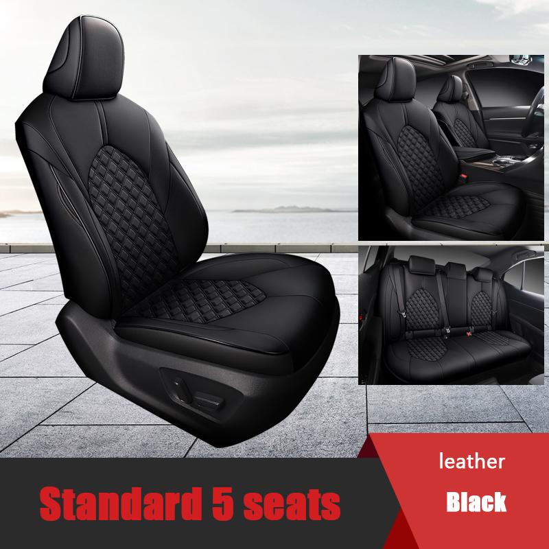 Custom Car Seat Covers For Toyota Camry Hybrid  2018- 2025 Interior Accessories Faux Leather All-Weather Protection