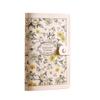 A6 Cash Budget Ledger Flower Printed Leather Savings Book Button Notebook for Money  Office